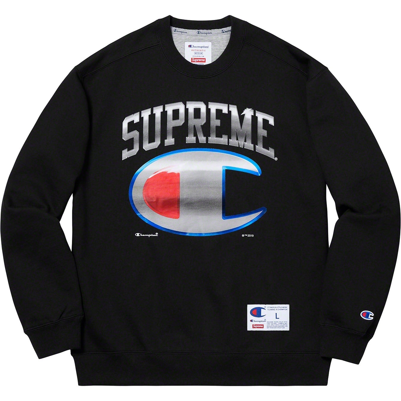 Supreme®/Champion® Chrome Crewneck view 7